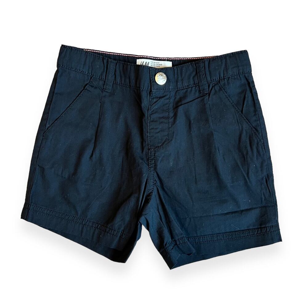 NEW H&M Black Cotton Shorts